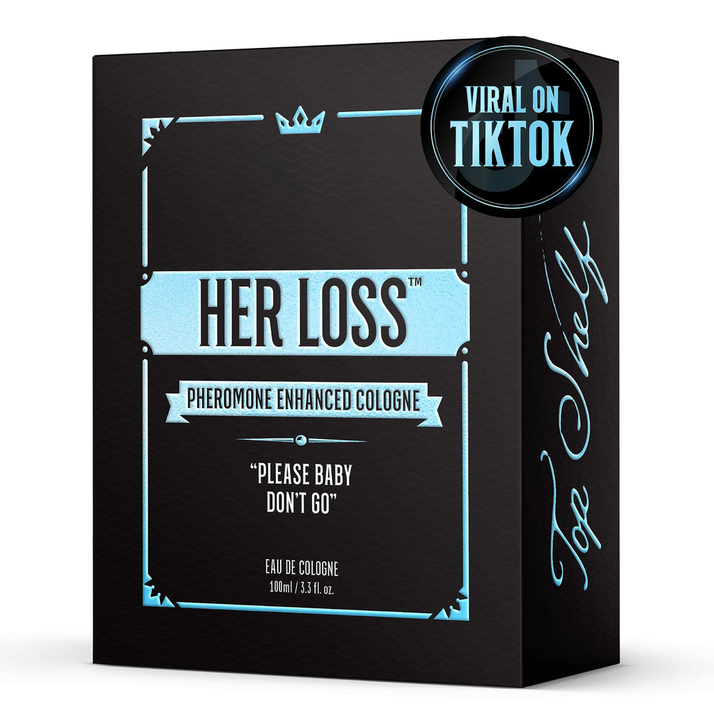 EPIK Her Loss bottle side view highlighting sleek design and lasting presence.