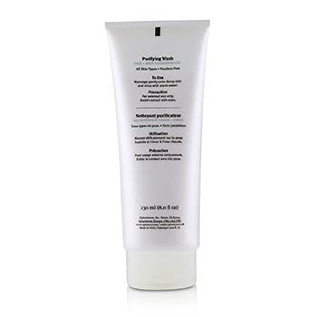 Epionce Purifying Wash on bathroom shelf for all-skin cleansing routine.