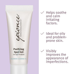 Close-up of Epionce gel texture for quick absorption.