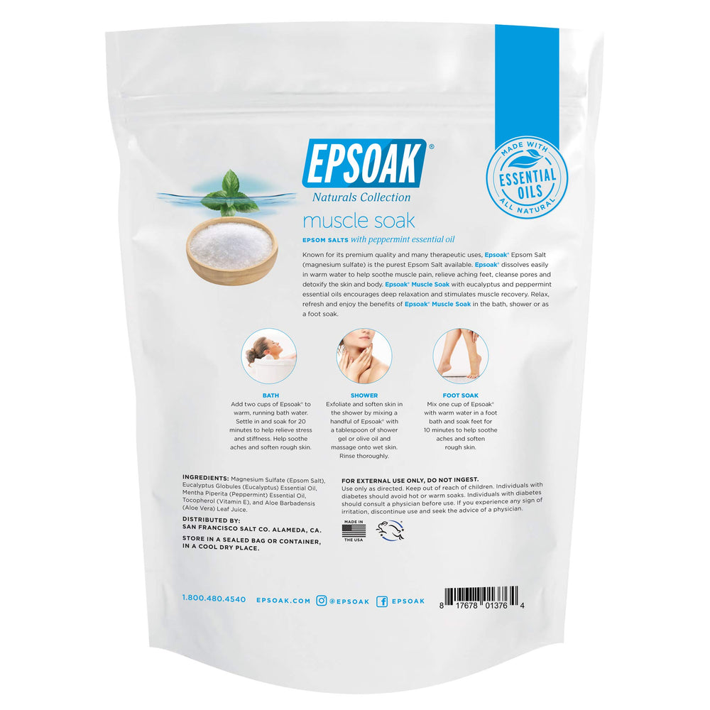 Epsoak Bundle packaging showing Sleep Formula and Muscle Soak.