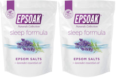 Epsoak Lavender Sleep Bath Salt 2 lb bag ready for a relaxing soak.
