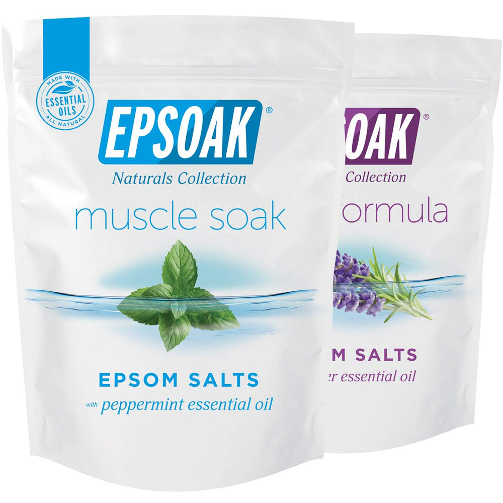 Epsoak Sleep Formula bag for a relaxing bath soak.