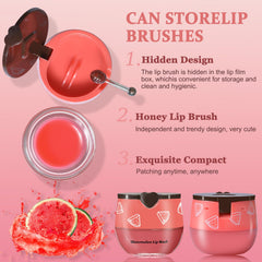 Eqimznv apple lime flavor lip balm jar brightens and hydrates