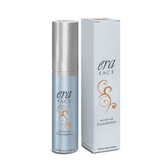 ERA Face spray mist demonstrates micro-droplet delivery for precise, buildable coverage.
