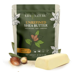 Era of Nature Ivory White shea butter packaging in kraft bag, preserving freshness for DIY skincare.