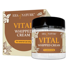 Era of Nature Shea Butter Mango Cocoa Blend jar highlights rich moisture for soft, hydrated skin.