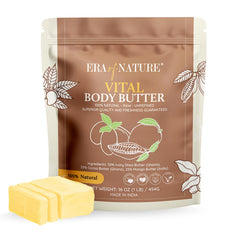 Era of Nature Shea Mango Cocoa Butter jar demonstrates a versatile DIY skincare base for creams and balms.