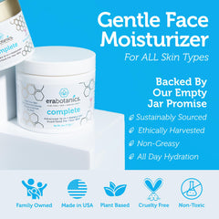 Ingredients include aloe vera and Manuka honey in the Era Organics formula