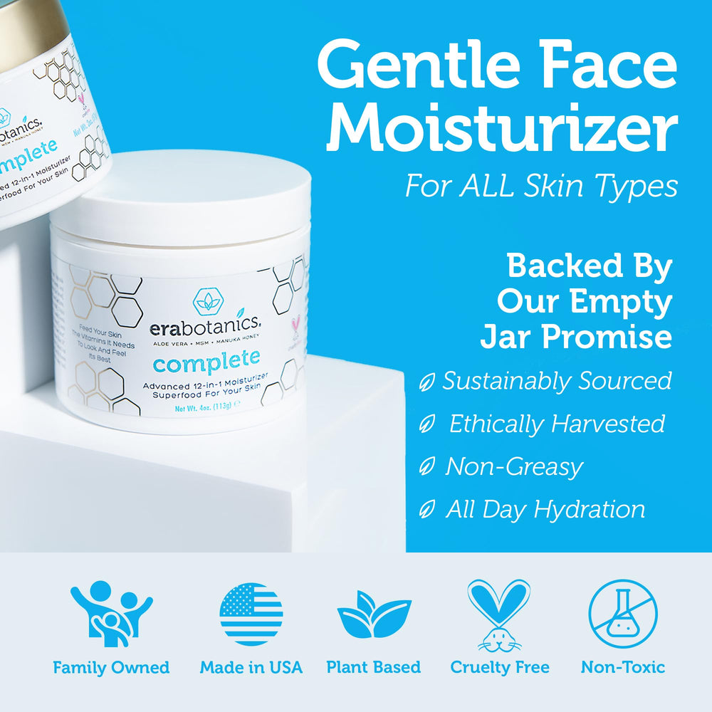 Close-up of Era Organics Manuka Honey Face Cream product texture.