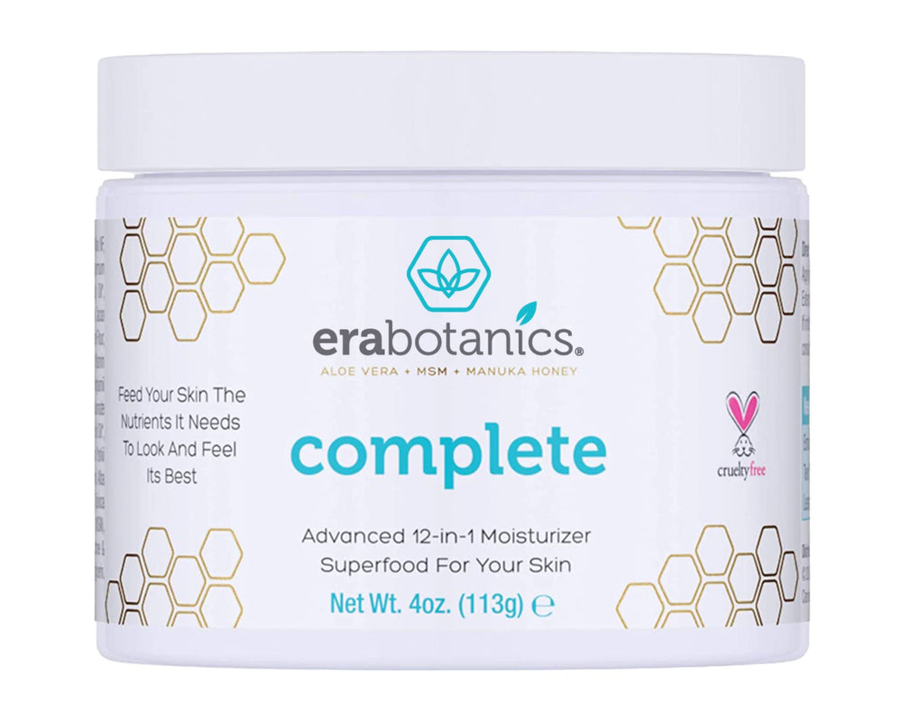 Era Organics Manuka Honey Face Cream jar for deep daily hydration.