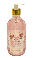 ERBARIO TOSCANO Rose and Peony hand wash bottle with a moisturizing formula for daily use