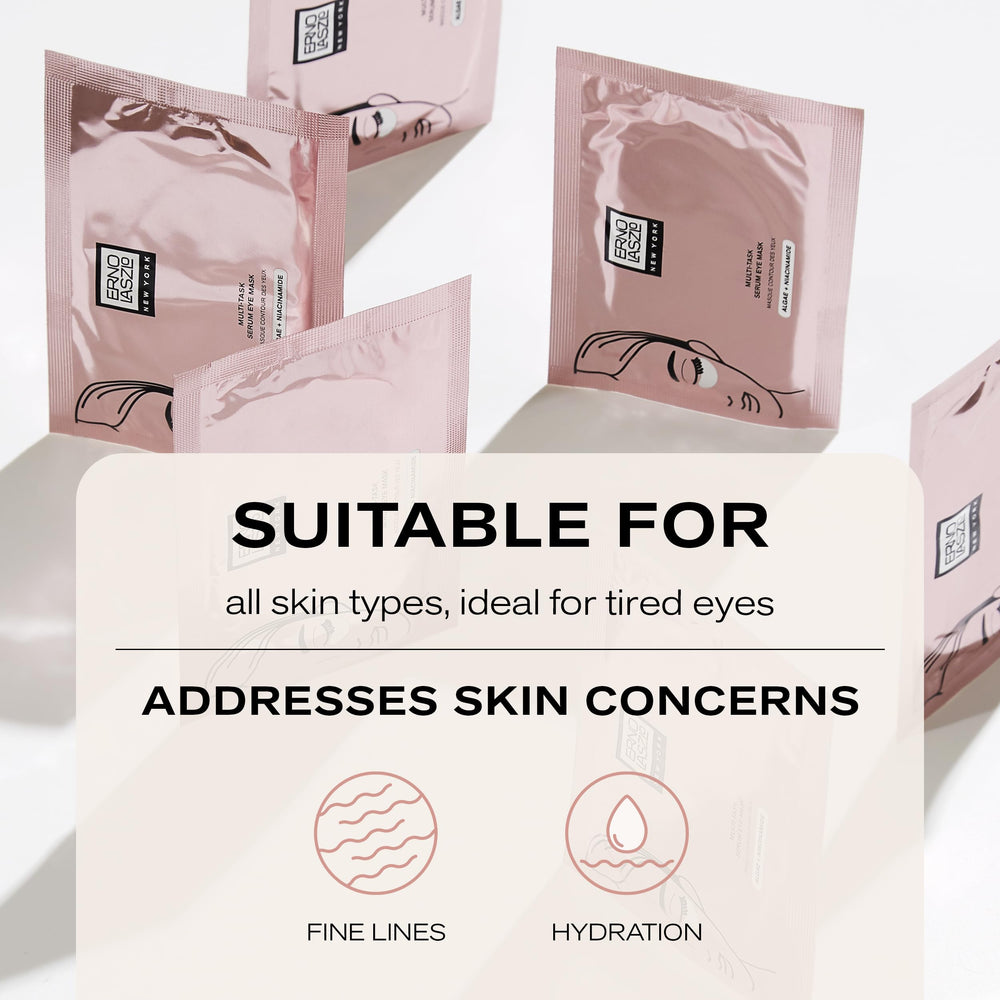 Erno Laszlo clean beauty under-eye patches free from harsh chemicals.