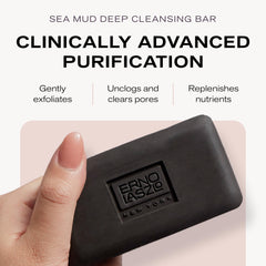 Erno Laszlo Sea Mud bar in water creating a creamy cleansing lather.