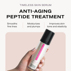 Erno Laszlo Timeless Serum pump dispense demonstrates easy daily application.