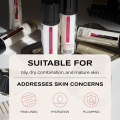 Erno Laszlo Timeless Serum on vanity suggesting daily skincare ritual.