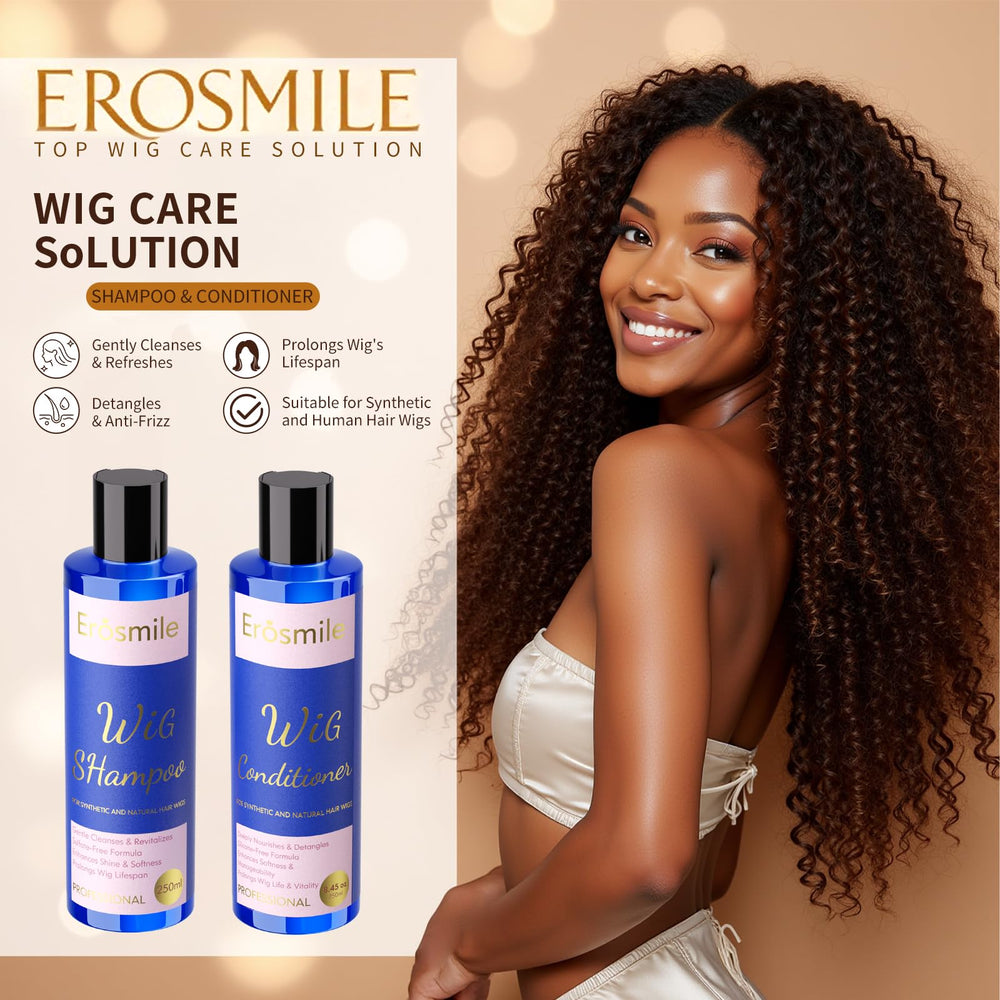 EROSMILE luxury wig conditioner bottle nourishes deeply and detangles
