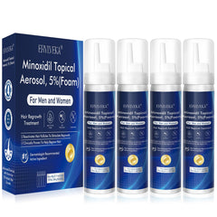 ERYLVEKA 5% minoxidil foam bottle shown for daily hair growth routine