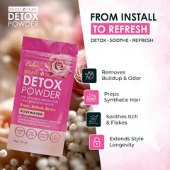 Esha Detox Kit powder-bottle close up with grapefruit detox powder.