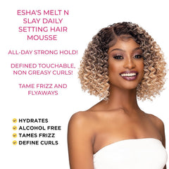 Melt N Slay adds moisture and shine for a healthy look