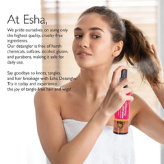 Esha spray on synthetic wigs smooths texture