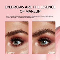 Eshioh Clear Eyebrow Gel closeup shows smooth finish with no clumps.