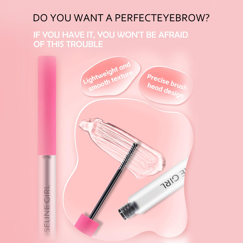 Eshioh Clear Eyebrow Gel on brows delivers natural hold during activity.