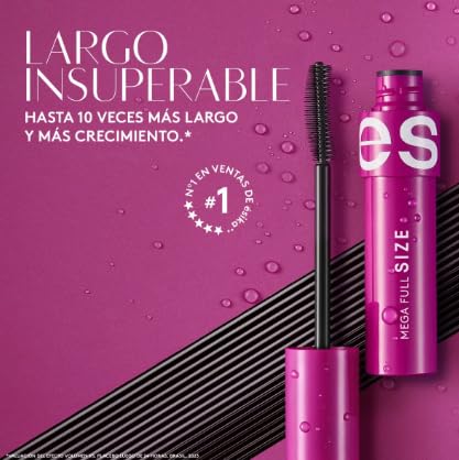 Esika Mega Full Size Mascara brush for precise zigzag application and lengthening effect.
