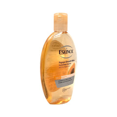 Eskinol Papaya Cleanser on bathroom counter for daily wash