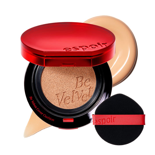Espoir Be Velvet Cushion Compact shade 25 swatch on skin for natural tone