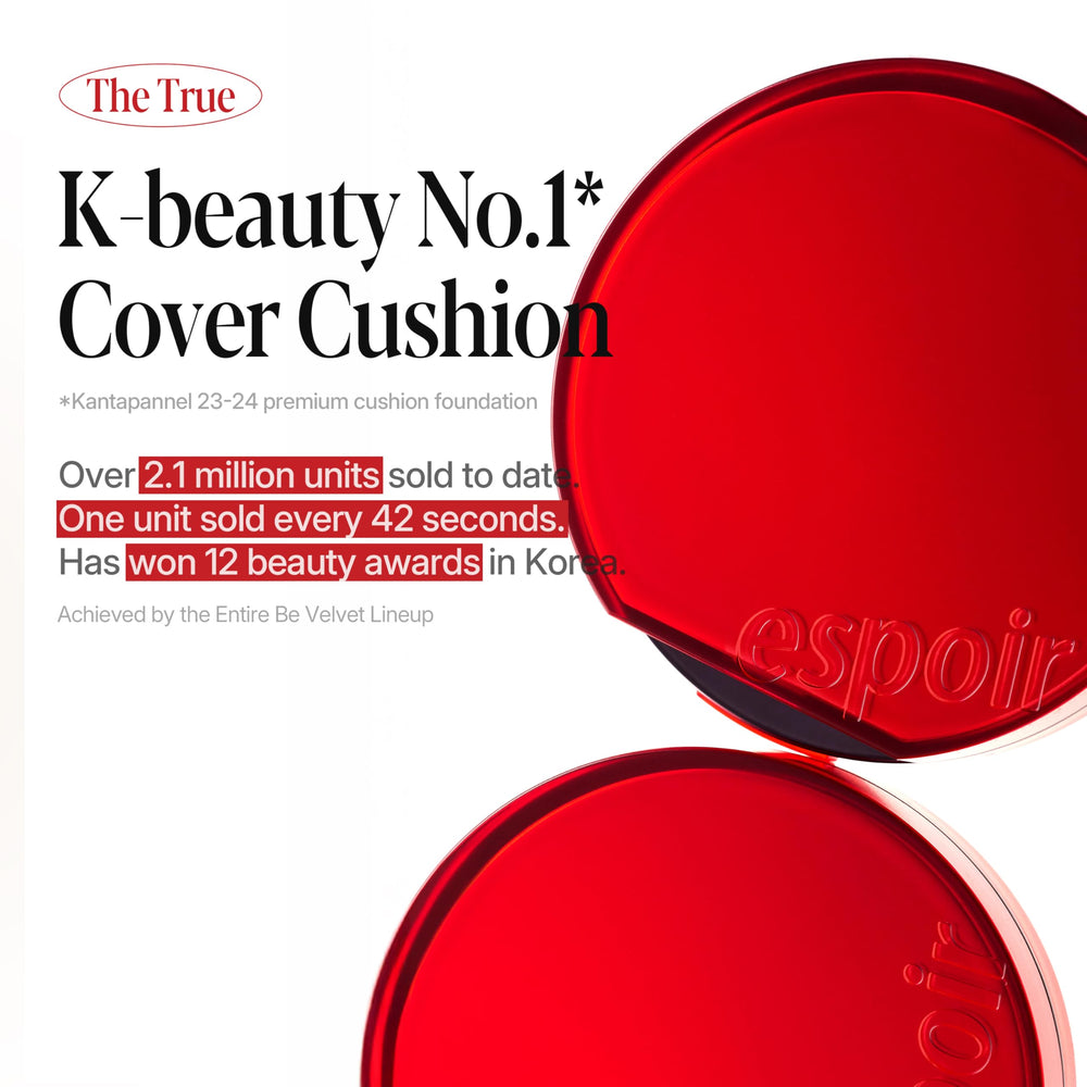 Espoir Be Velvet Puff application demonstrates quick, even coverage.