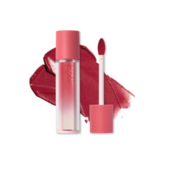 Espoir Couture Lip Tint Rose Crema bottle close-up showing smooth, even application.