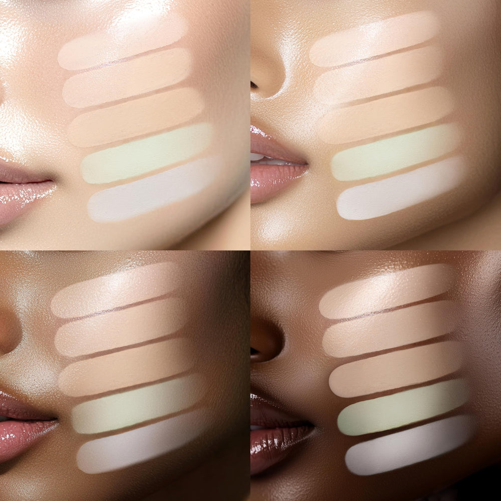 Espoir Minty Green concealer blends smoothly for a natural look with subtle brightening.
