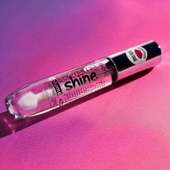 Essence glossy finish on lips for daytime glam and subtle shine
