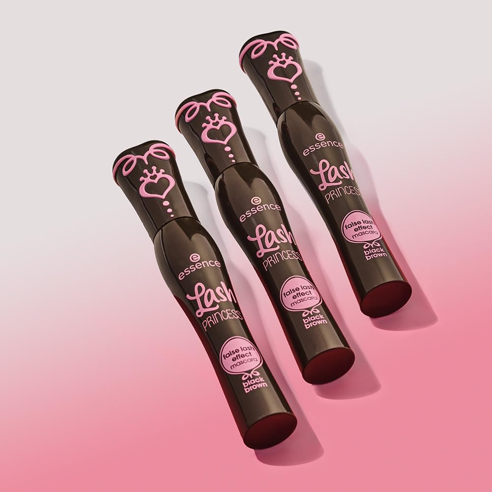 Essence Lash Princess Mascara Brown natural-look enhancement with clear separation.
