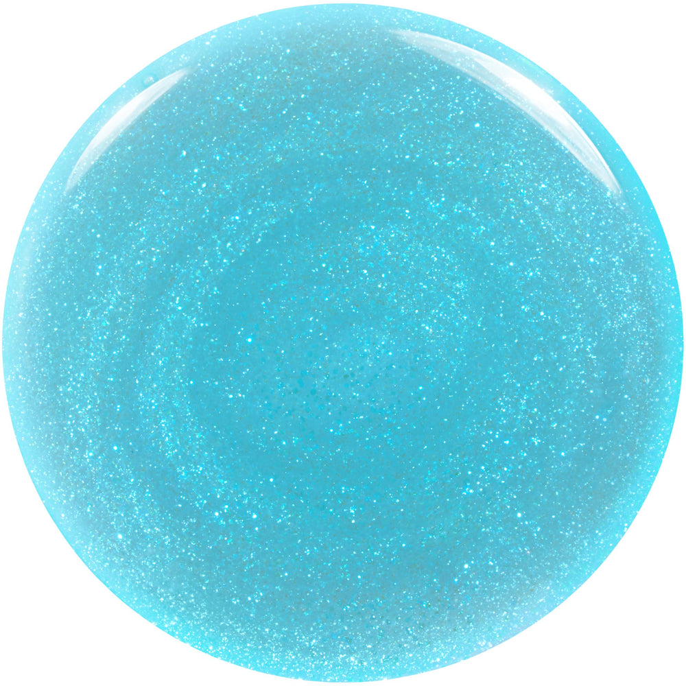 Essie Bikini Snapped nails display holographic and duochrome shimmer