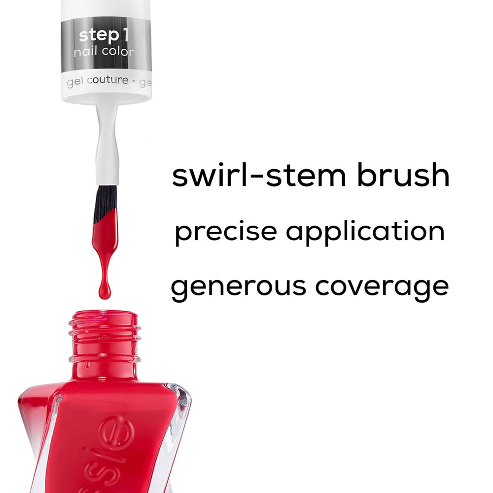 essie Gel Couture gel-like shine mirrors professional salon results.