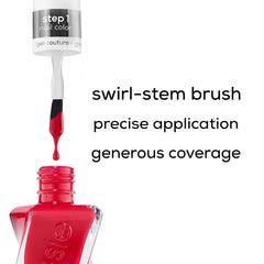 removal is like regular polish, no harsh scrubbing required