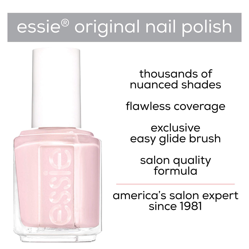 essie Loot the Booty nail polish glossy finish delivers long-lasting shine on nails.