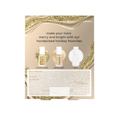 essie summit of style gold glitter polish adds festive shimmer