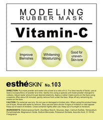 estheSKIN bowl and spatula spreading mask evenly on the face