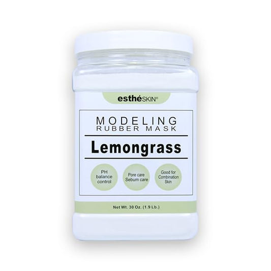 estheSKIN peel-off rubber mask jar for a spa-grade facial; promotes smoother skin texture.
