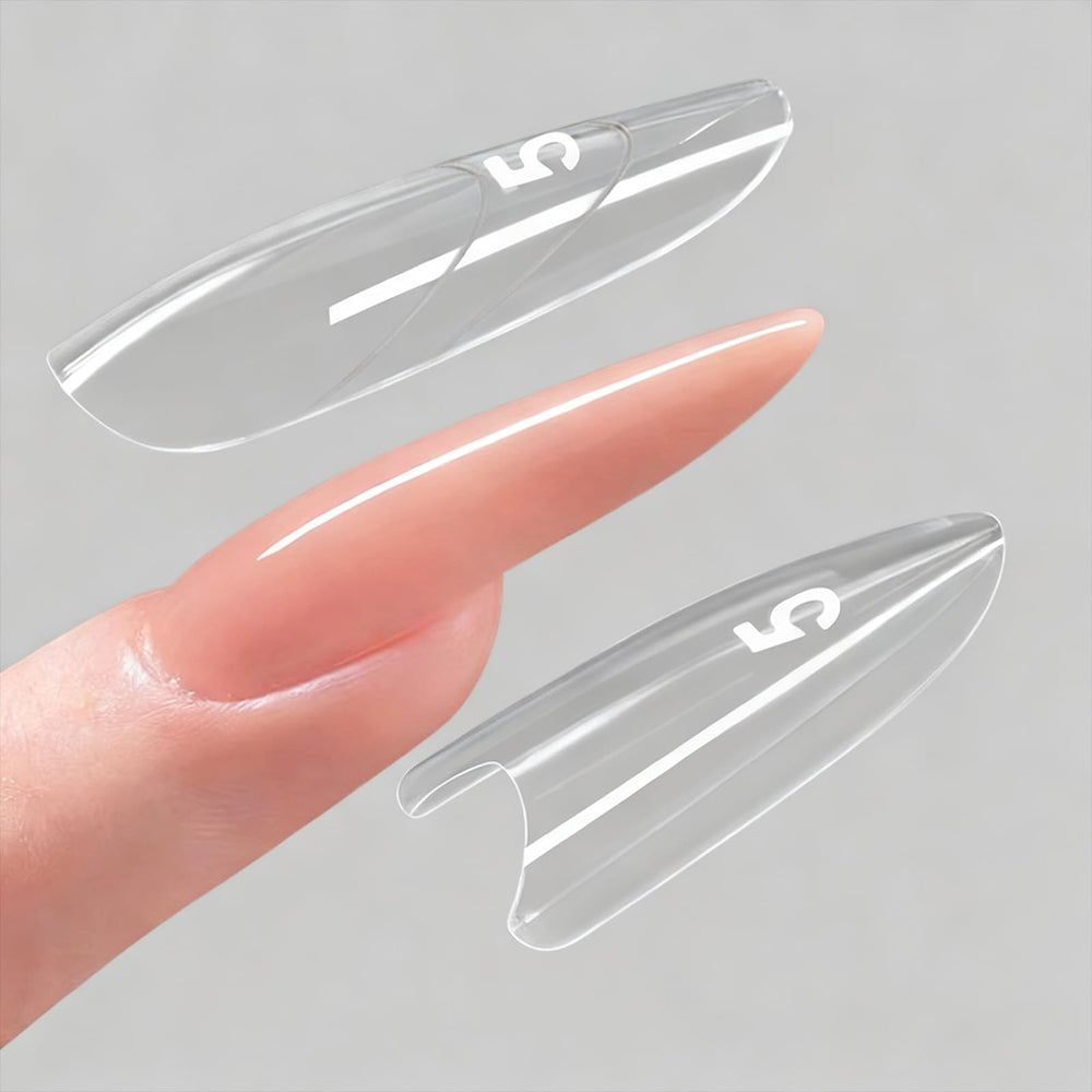 ESUOHYM sandwich nail forms set for quick, precise nail extensions.