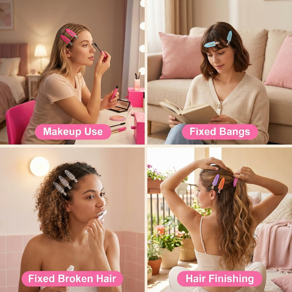 Eswala creaseless pin curl clips 40pcs offer versatile color matching.