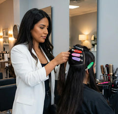 Eswala hair setting clips help create waves and sections easily.