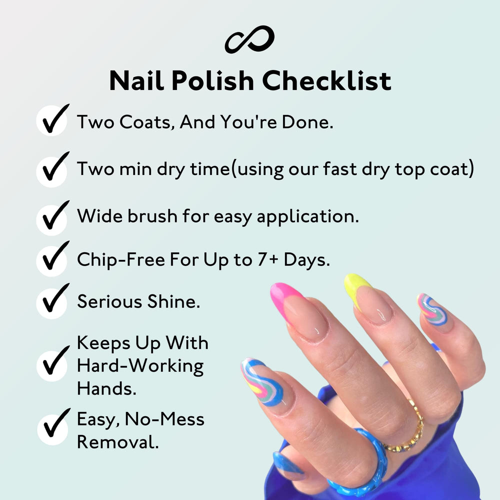 Eternal 5-color nail polish purple swatch for bold versatility