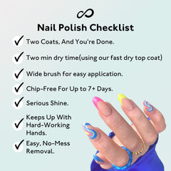 Eternal 5-color nail polish purple swatch for bold versatility