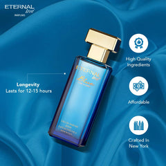 Eternal Love Blue spray mist enables even diffusion and soft projection