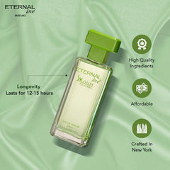 Eternal Love X-Louis spray dispense action enables easy all-day application