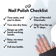 Eternal Pastel Nail Polish Set beige swatch pairs with any outfit
