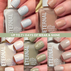 Eternal Pastel Nail Polish Set brown swatch adds subtle neutral elegance